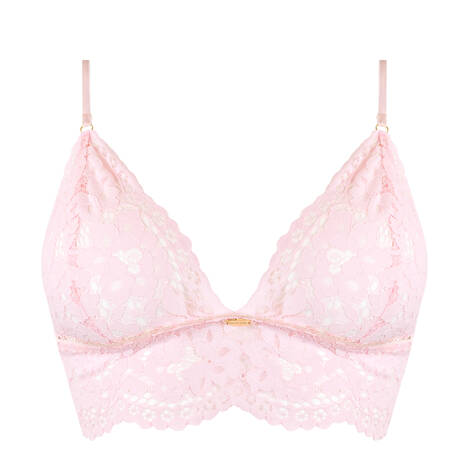NETTE ROSE Soutien-gorge sans armatures en dentelle Rosie Pink