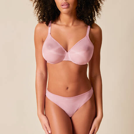 2 pieces set GOSSARD Glossies Rose pink