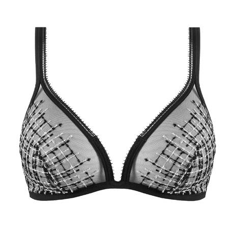 MAISON LEJABY Triangle bra Back In Black Black