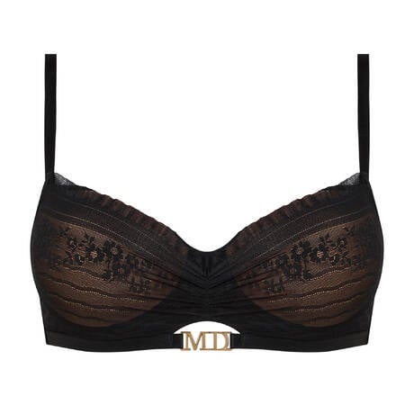MARLIES DEKKERS Soutien-gorge balconnet en dentelle Rebel in Lace Black Rebel