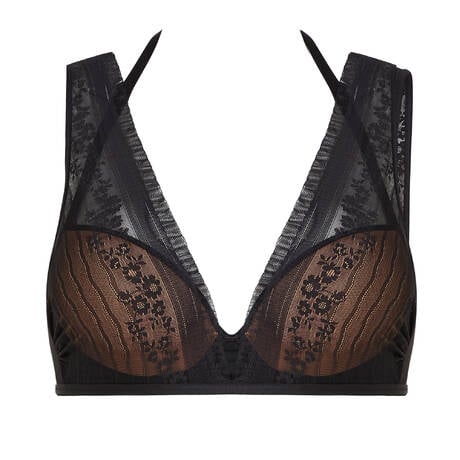 MARLIES DEKKERS Soutien-gorge push-up en dentelle Rebel in Lace Black Rebel