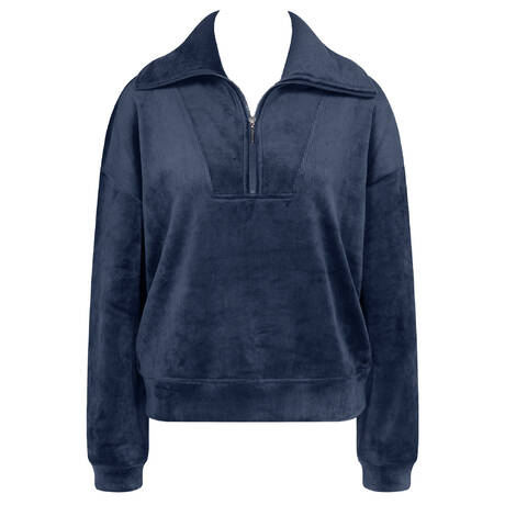 TRIUMPH Sweatshirt aus Samt Velours Rib Admiral