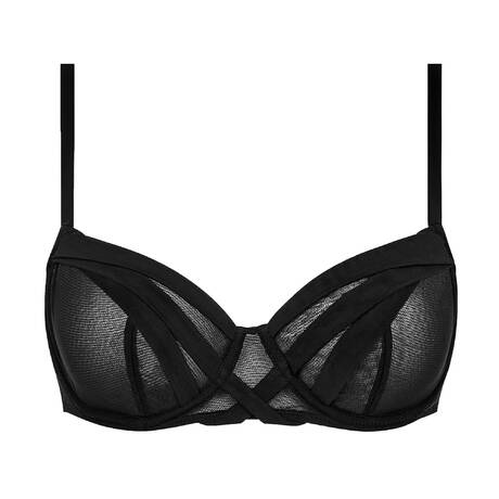 CHANTELLE X Soutien-gorge corbeille Scarlet Noir