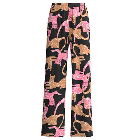 CALIDA Modal Pajama pants Sleep Over M&M Black