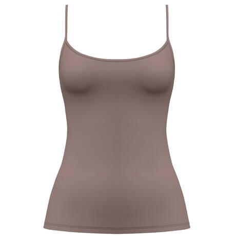 CALIDA Thin straps tank Sleek Skin Sparrow Brown