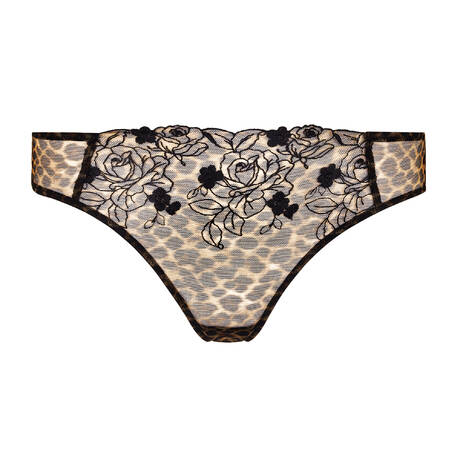 GOSSARD Slip Floral Leopard Leopard Print