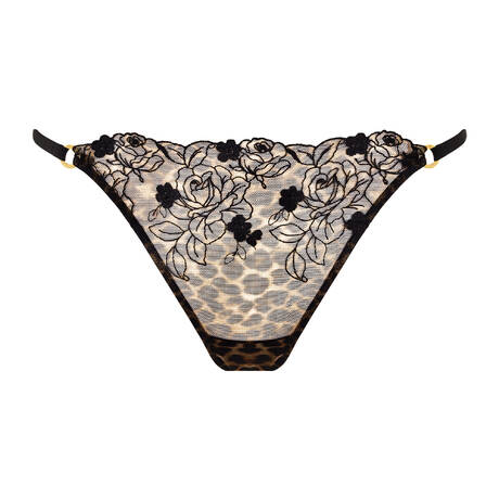 GOSSARD String Floral Leopard Leopard Print