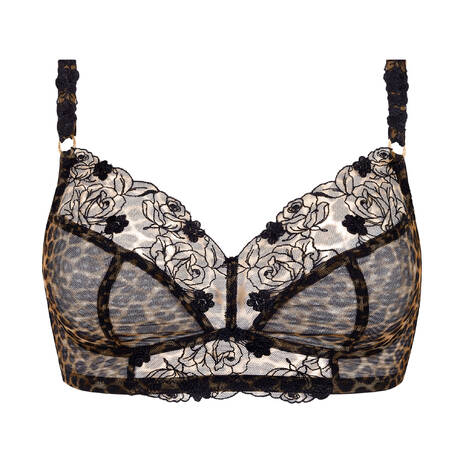 GOSSARD Longline-BH ohne Bügel Floral Leopard Leopard Print