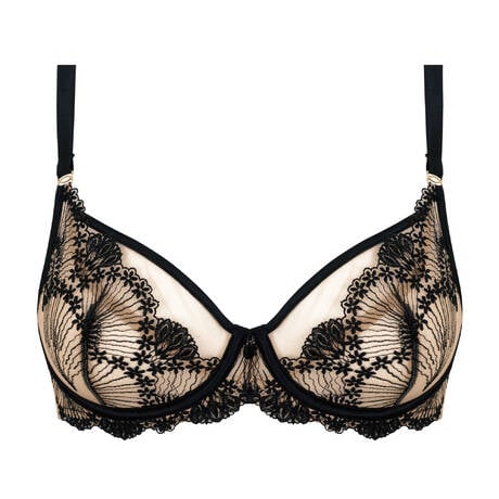 GOSSARD Underwire bra Tattoo Black/Nude