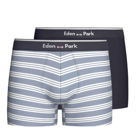 EDEN PARK  Cotton 2-pack men's boxer briefs Heritage Infinity + Marine EP