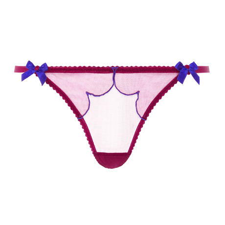 AGENT PROVOCATEUR String Lorna Dark Pink&Cobalt