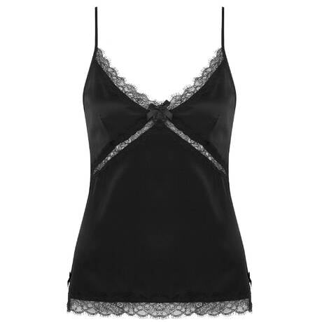 AGENT PROVOCATEUR Top aus Seide Gisèle Schwarz