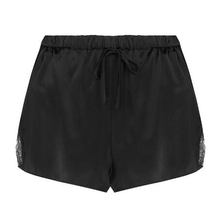 AGENT PROVOCATEUR Shorts aus Seide Gisèle Schwarz