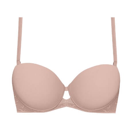 TRIUMPH Padded bandeau bra Comfort Contour Chocolate Mousse