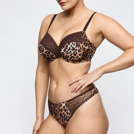 2 pieces set PRIMADONNA TWIST Giganni Leopard Bloom