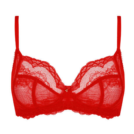 GOSSARD Wireless bra lace Superboost Lace Chilli red