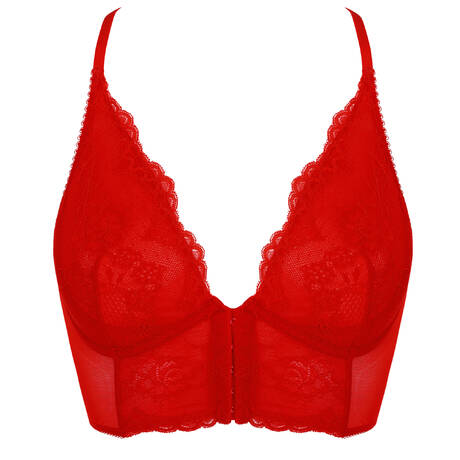 GOSSARD Lace Bustier with front closure Superboost Lace Chilli Red