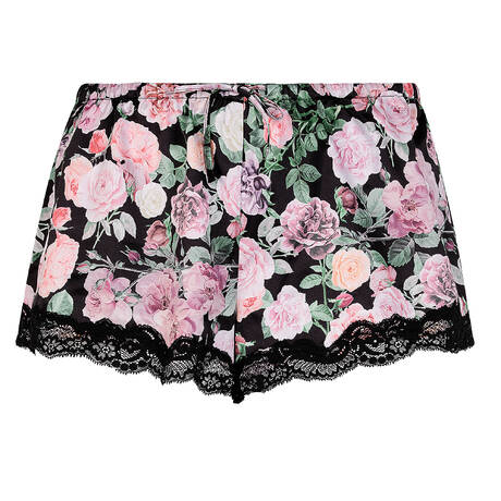 CHANTELLE Satin Shorts Pulp Gloss Dark Bouquet
