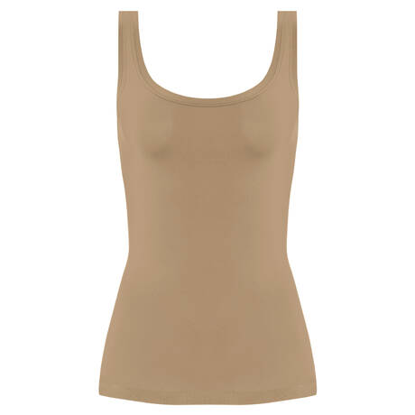HANRO Tanktop Touch Feeling Suède Camel