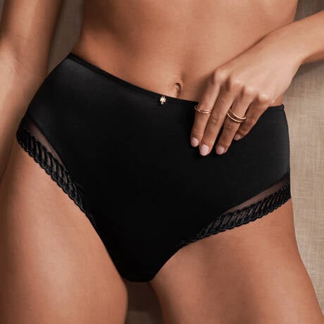 AUBADE Taillenslip Sheer Emotion Schwarz