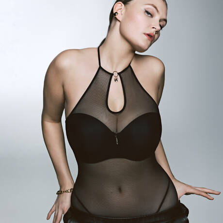 PRIMADONNA TWIST Bodysuit Sheary Black