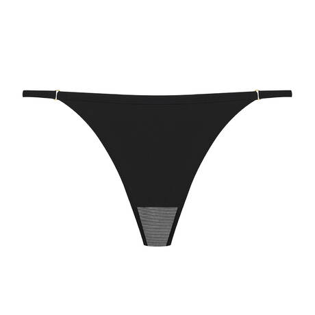 SCANDALE Reveal thong Nuit Fauve Black