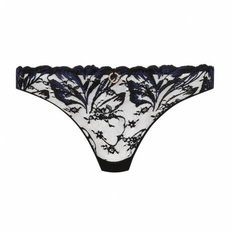 CHANTELLE Tanga en dentelle Illusion Crepuscular Black