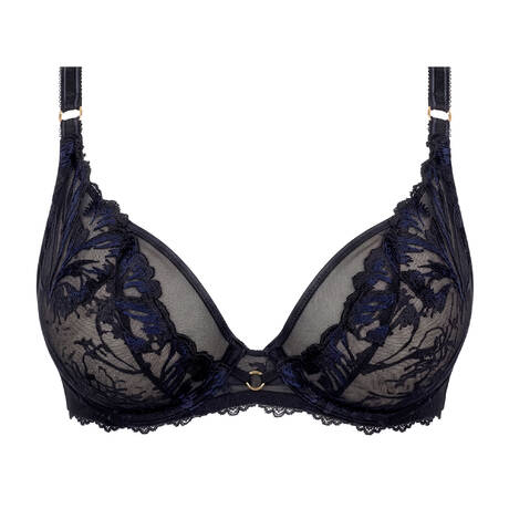CHANTELLE Soutien-gorge emboitant en dentelle Illusion Crepuscular Black