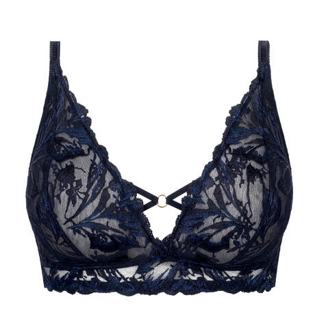 CHANTELLE Soutien-gorge sans armatures en dentelle Illusion Crepuscular Black