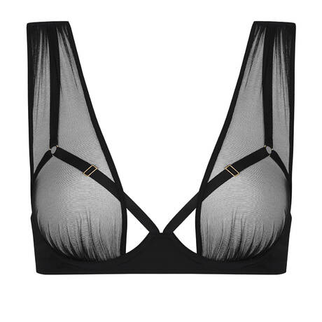 SCANDALE Ouvert bra Nuit Fauve Black