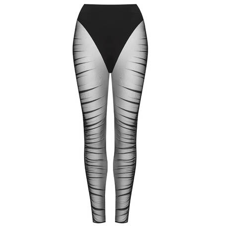 SCANDALE Legging Nuit Fauve Noir