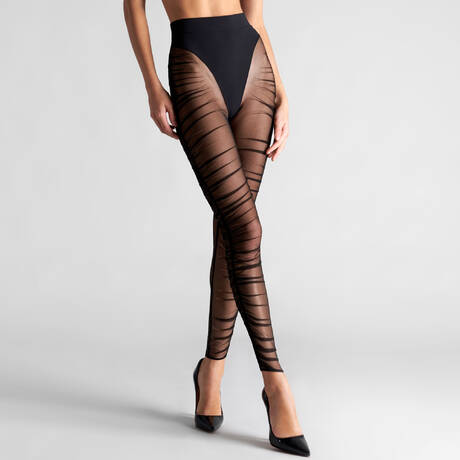 SCANDALE Leggings Nuit Fauve Black