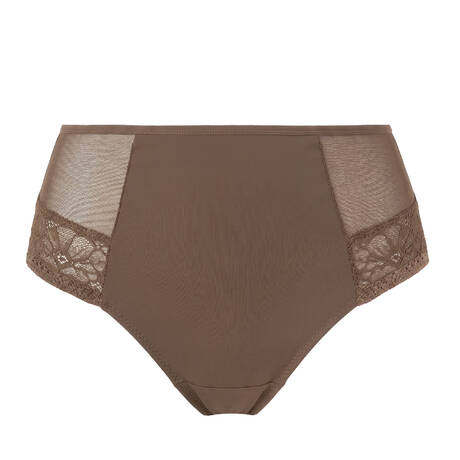 MAISON LEJABY High-waisted tanga Discrète Espresso Dust