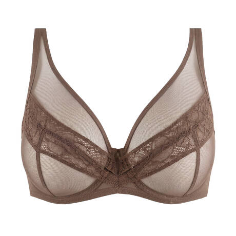 MAISON LEJABY Full-cup bra Discrète Espresso Dust