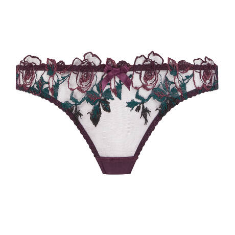 AGENT PROVOCATEUR Brief Callypso Plum&Green
