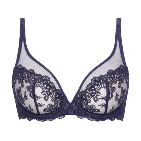 SIMONE PÉRÈLE Soutien-gorge emboitant décolleté plongeant Passion Minuit