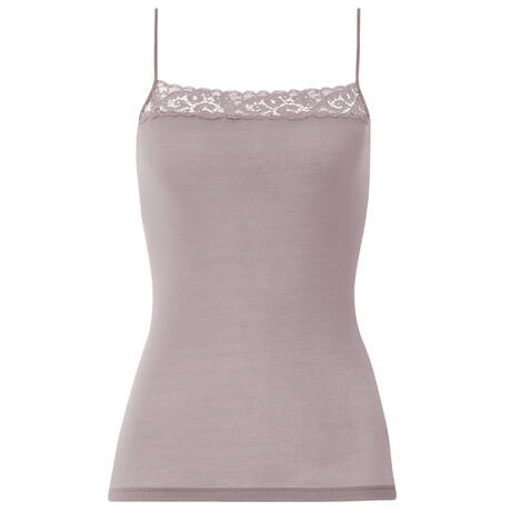 HANRO Caraco en coton Moments Stormy Rose