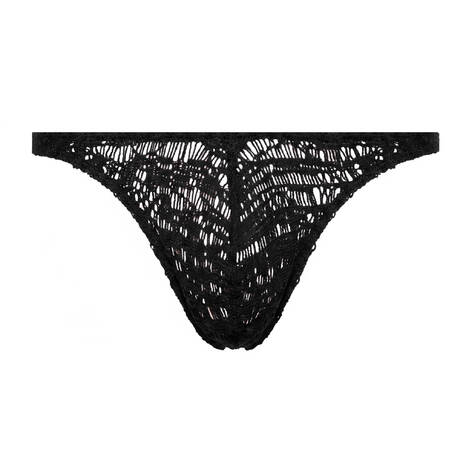ADDICTED Cotton Men's thong Spider Black