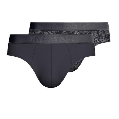 IMPETUS Cotton and modal 2-pack men's briefs Blueember Navy