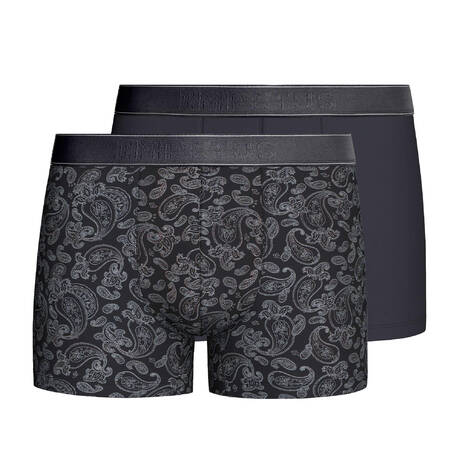 IMPETUS Cotton and modal 2-pack men's boxer briefs Blueember Navy