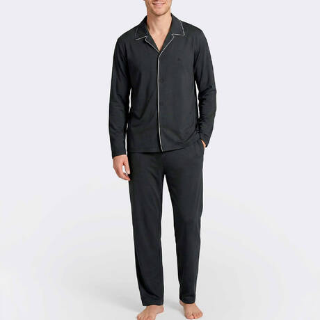 IMPETUS Modal Men's shirt pajamas Volcan Navy