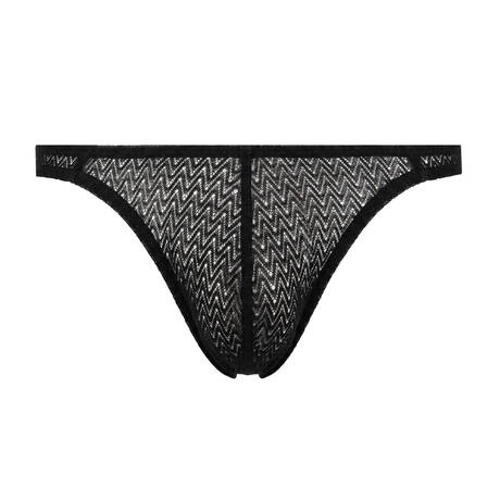 ADDICTED Slip homme Chevron Noir