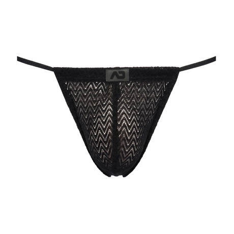 ADDICTED String homme Chevron Noir