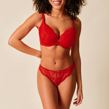 2 teile im set GOSSARD Superboost Lace Red Pepper