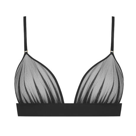 SCANDALE Soutien-gorge triangle Nuit Fauve Noir