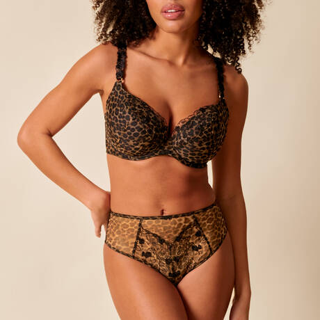 Ensemble 2 pièces GOSSARD Floral Leopard Leopard Print