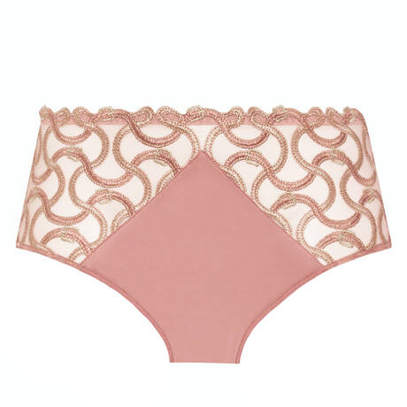 LOUISA BRACQ High-waisted panty Pégase Terracotta