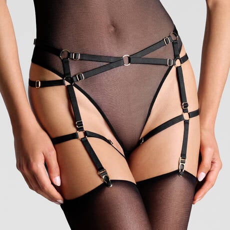SCANDALE Strapsgürtel Les Accessoires Noir&Or