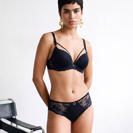 2 pieces set CHANTELLE Illusion Crepuscular Black