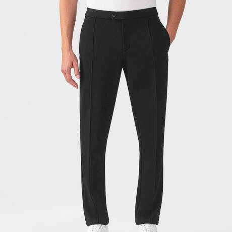 RON DORFF Pantalon homme en twill RD Tennis Noir